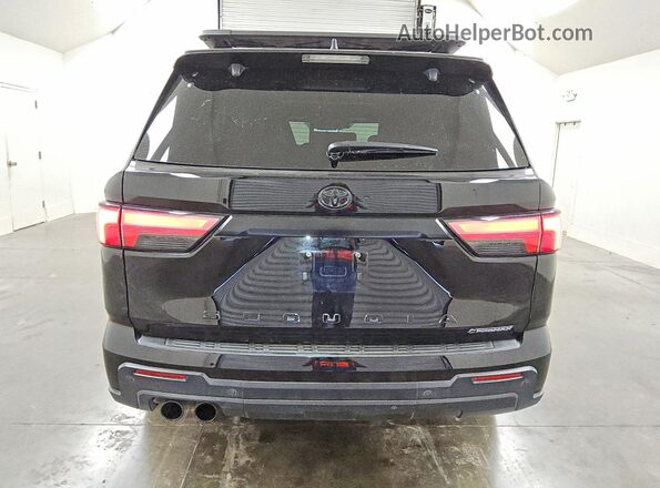 7SVAAABA1SX054968 2025 TOYOTA SEQUOIA Black Rear view
