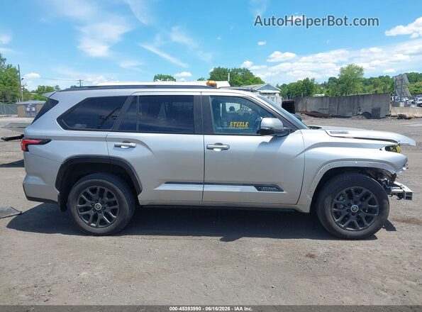 7SVAAABA3RX048289 2024 TOYOTA SEQUOIA Silver Rear interior view