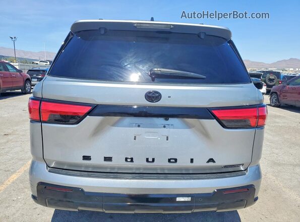 7SVAAABA3SX048427 2025 TOYOTA SEQUOIA Silver Rear view