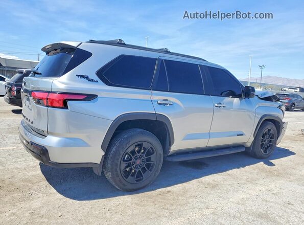 7SVAAABA3SX048427 2025 TOYOTA SEQUOIA Silver Rear right
