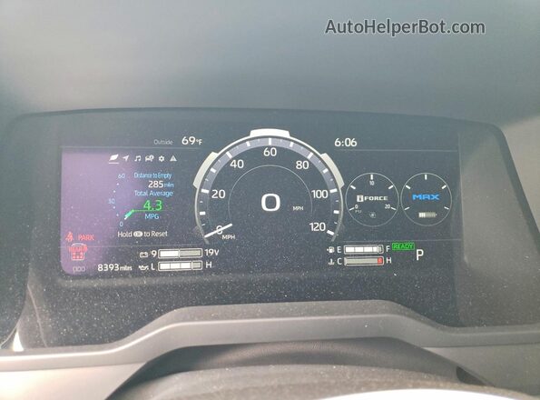 7SVAAABA3TX076228 2026 TOYOTA SEQUOIA White Instrument cluster view