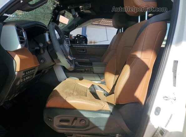 7SVAAABA3TX086659 2026 TOYOTA SEQUOIA White Widok wnętrza z przodu