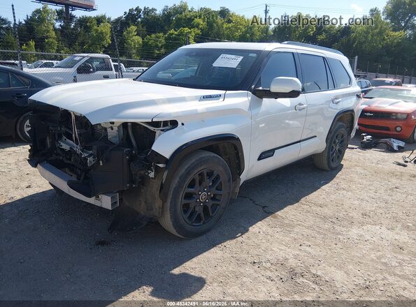 7SVAAABA4PX005156 2023 TOYOTA SEQUOIA White Передня ліва чверть