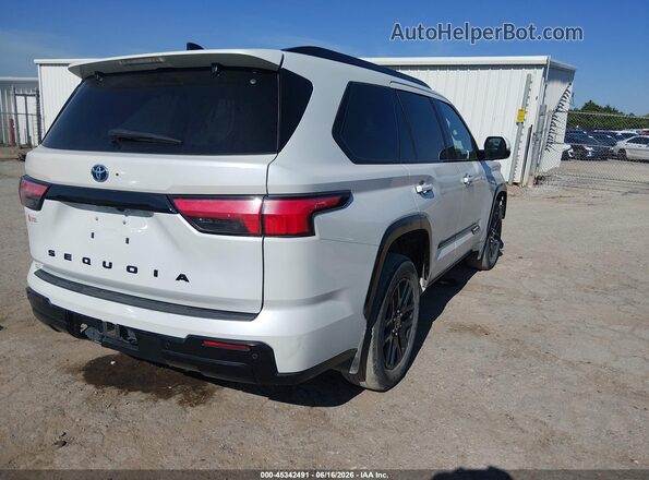 7SVAAABA4PX005156 2023 TOYOTA SEQUOIA White Задня права чверть