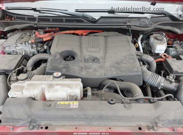 7SVAAABA4PX011734 2023 TOYOTA SEQUOIA Red უკანა ხედი