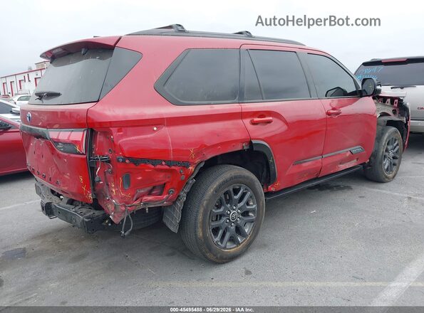 7SVAAABA4PX011734 2023 TOYOTA SEQUOIA Red უკანა მარჯვენა