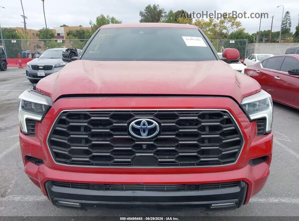 7SVAAABA4PX011734 2023 TOYOTA SEQUOIA Red სალონის 360-გრადუსიანი ხედი