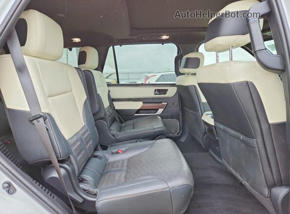 7SVAAABA5PX011385 2023 TOYOTA SEQUOIA White Rear interior view