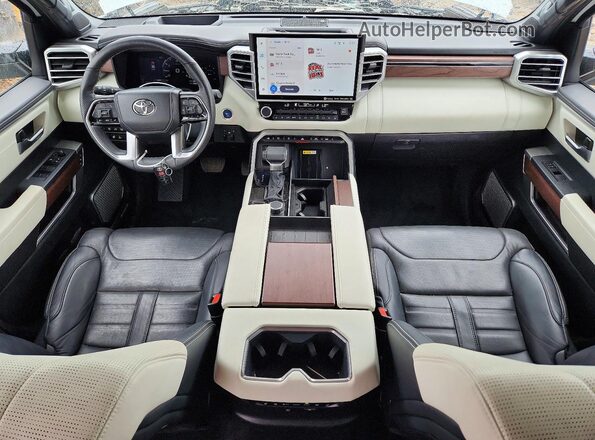 7SVAAABA5PX011385 2023 TOYOTA SEQUOIA White Dashboard view