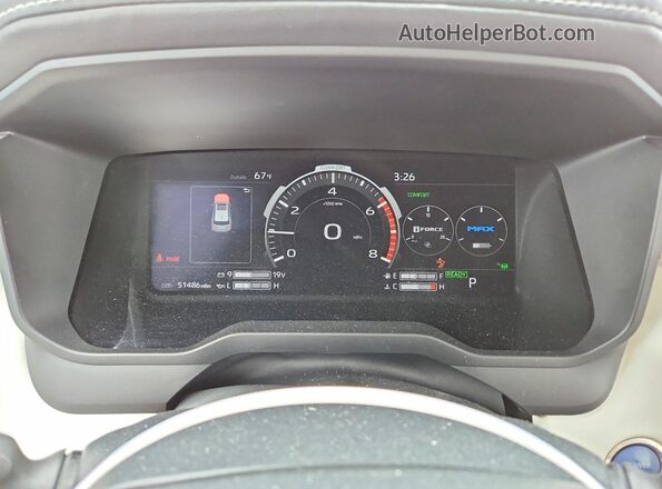 7SVAAABA5PX011385 2023 TOYOTA SEQUOIA White Instrument cluster view