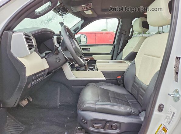 7SVAAABA5PX011385 2023 TOYOTA SEQUOIA White Front interior view