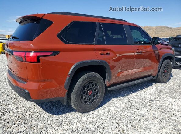 7SVAAABA5RX025094 2024 TOYOTA SEQUOIA Оранжевый Задняя правая четверть