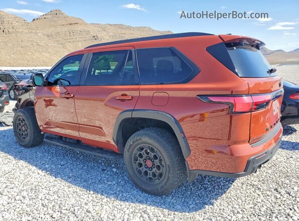 7SVAAABA5RX025094 2024 TOYOTA SEQUOIA Оранжевый Задняя левая четверть