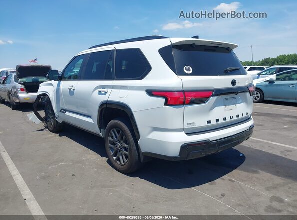 7SVAAABA5RX048004 2024 TOYOTA SEQUOIA White Հետևի ձախ