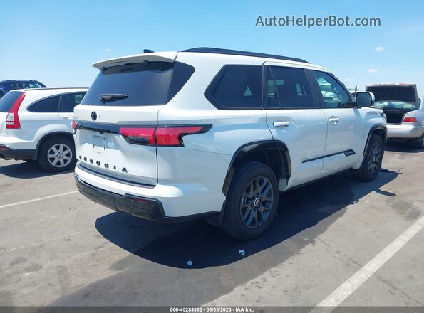 7SVAAABA5RX048004 2024 TOYOTA SEQUOIA White Հետևի աջ
