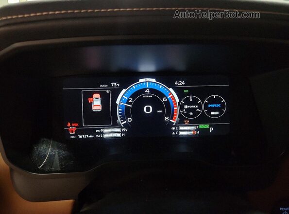 7SVAAABA5SX061082 2025 TOYOTA SEQUOIA Белый Вид щитка приборов
