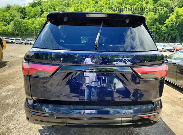 7SVAAABA6RX048335 2024 TOYOTA SEQUOIA Blue უკანა ხედი