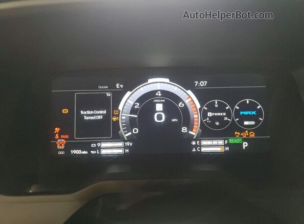 7SVAAABA7RX046755 2024 TOYOTA SEQUOIA Gray Vista del cuadro de instrumentos