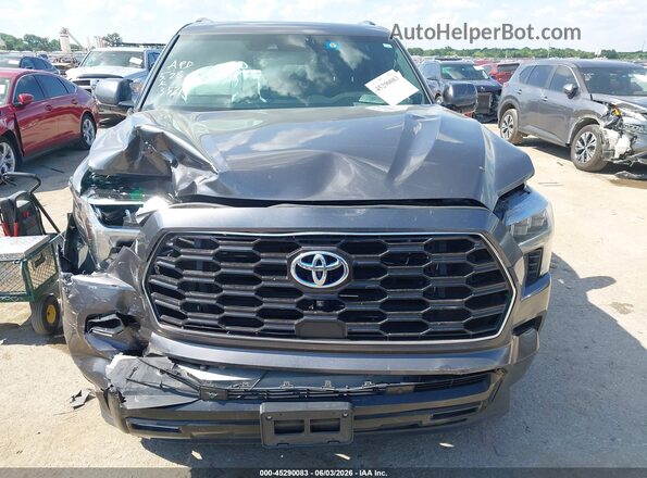 7SVAAABA9PX013561 2023 TOYOTA SEQUOIA Gray Widok zestawu wskaźników