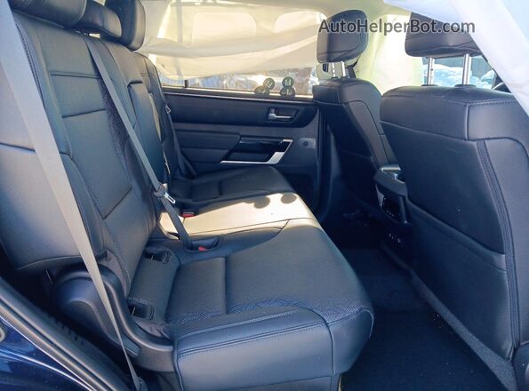 7SVAAABA9PX017335 2023 TOYOTA SEQUOIA Blue Rear seats view