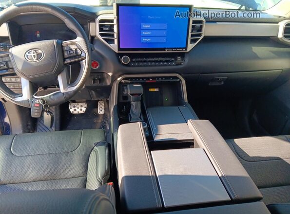 7SVAAABA9PX017335 2023 TOYOTA SEQUOIA Blue Dashboard view