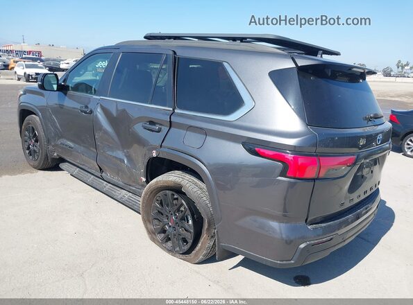 7SVAAABA9RX046255 2024 TOYOTA SEQUOIA Серый Задняя левая четверть