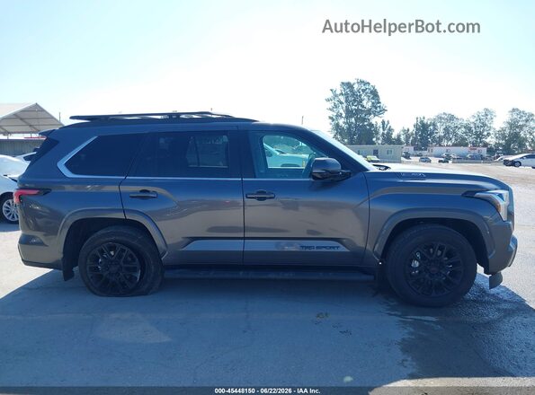 7SVAAABA9RX046255 2024 TOYOTA SEQUOIA Серый Вид задней части салона
