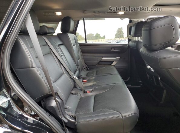 7SVAAABAXPX003556 2023 TOYOTA SEQUOIA Black უკანა სავარძლების ხედი