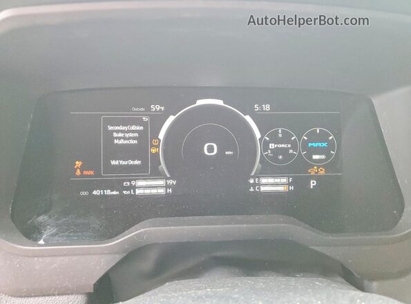 7SVAAABAXPX003556 2023 TOYOTA SEQUOIA Black ხელსაწყოთა პანელის ხედი