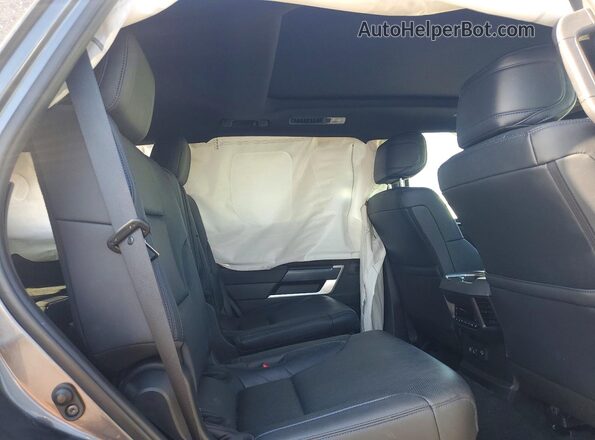 7SVAAABAXSX057738 2025 TOYOTA SEQUOIA Charcoal უკანა სავარძლების ხედი