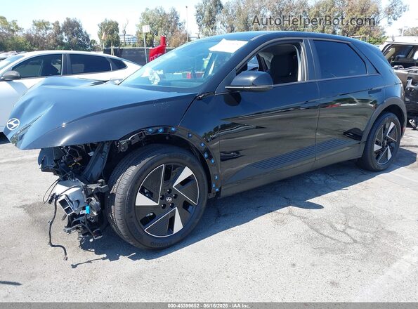 7YAKM4DA4SY038674 2025 HYUNDAI IONIQ 5 Черный Передняя левая четверть