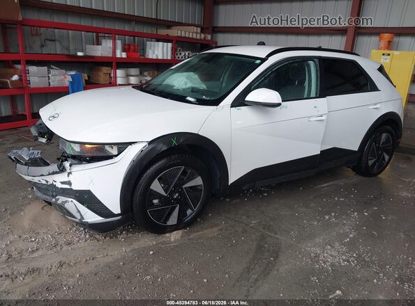 7YAKN4DA2SY031610 2025 HYUNDAI IONIQ 5 White Առջևի ձախ երեք քառորդ տեսարան