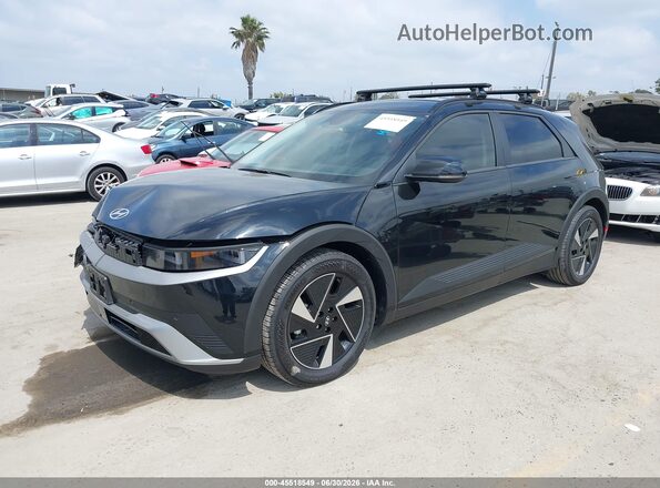 7YAKN4DA5SY011741 2025 HYUNDAI IONIQ 5 Black წინა მარცხენა ხედი სამი მეოთხედიდან