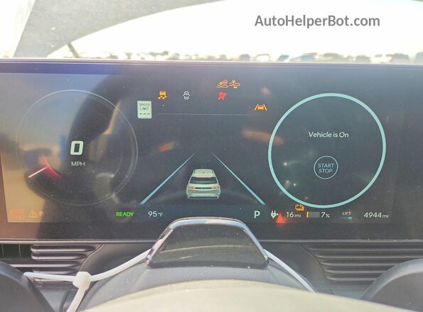7YAKNDDC3TY041775 2026 HYUNDAI IONIQ Gray Вид щитка приладів