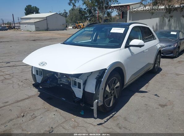 7YAKR4DA9SY024173 2025 HYUNDAI IONIQ 5 White წინა მარცხენა ხედი სამი მეოთხედიდან