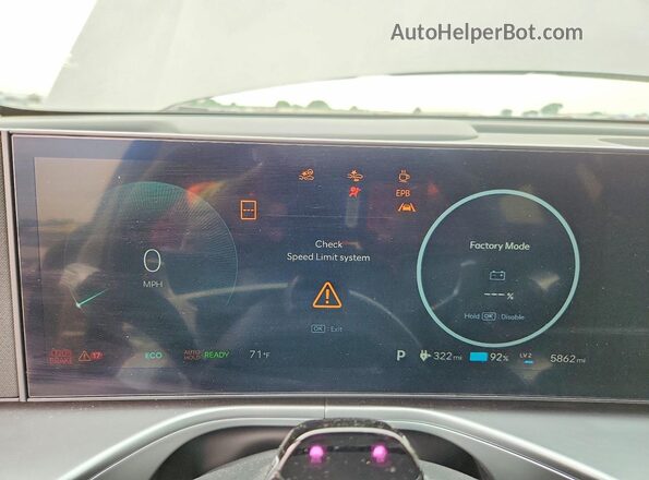 7YAMWFS5XTY004986 2026 HYUNDAI IONIQ Gray ხელსაწყოთა პანელის ხედი