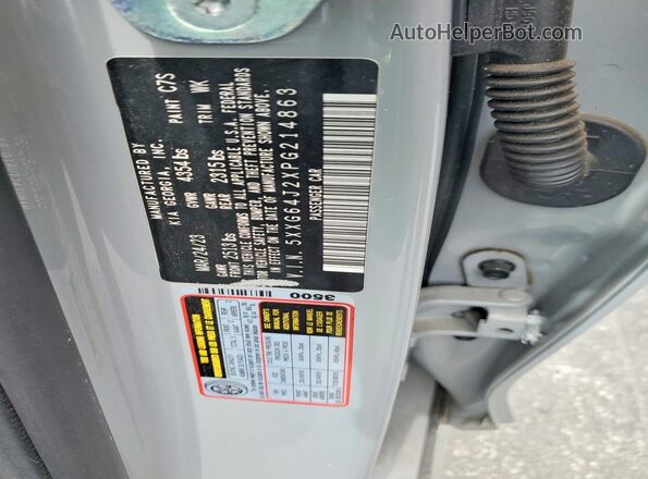 5XXG64J2XPG214863 2023 KIA K5 Gray 