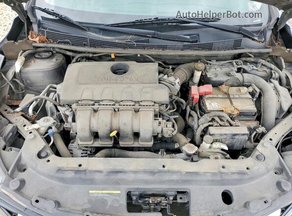 3N1AB7AP0JY337569 2018 NISSAN SENTRA Gray ძრავის განყოფილების ხედი