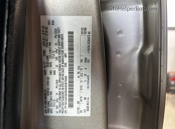 1FMCU0GD5HUD87509 2017 FORD ESCAPE Gold Սալոնի հետևի տեսք