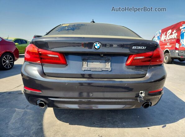 WBAJR3C0XLCE49535 2020 BMW 5 SERIES Black Вид салону спереду