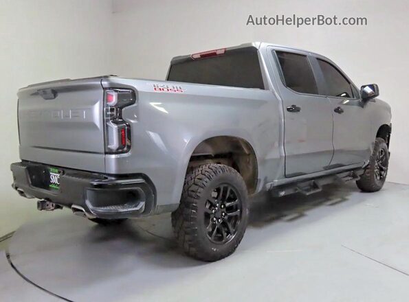 1GCPYFED6KZ334179 2019 CHEVROLET SILVERADO Gray 