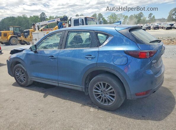 JM3KFBBM4M0334581 2021 MAZDA CX-5 Blue Trasero derecho