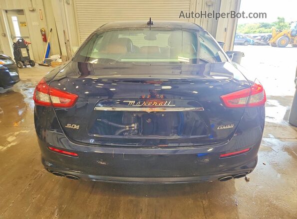 ZAM57YTL7J1293294 2018 MASERATI GHIBLI Blue წინა სალონის ხედი