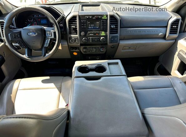 1FT7W2BT0KEC82758 2019 FORD F250 White უკანა სავარძლების ხედი