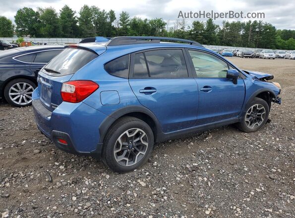 JF2GPAKC9HH233574 2017 SUBARU CROSSTREK Синий Передняя правая четверть