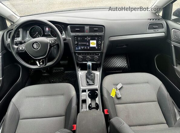WVWKR7AU8KW914652 2019 VOLKSWAGEN GOLF Синий Вид задних сидений