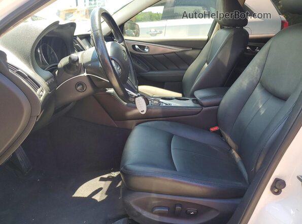 JN1EV7AR7GM343312 2016 INFINITI Q50 White წინა პანელის ხედი