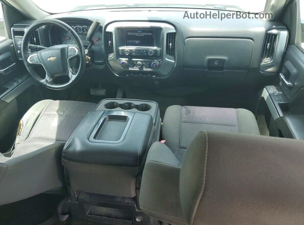 3GCUKREC6GG105215 2016 CHEVROLET SILVERADO White Widok zestawu wskaźników