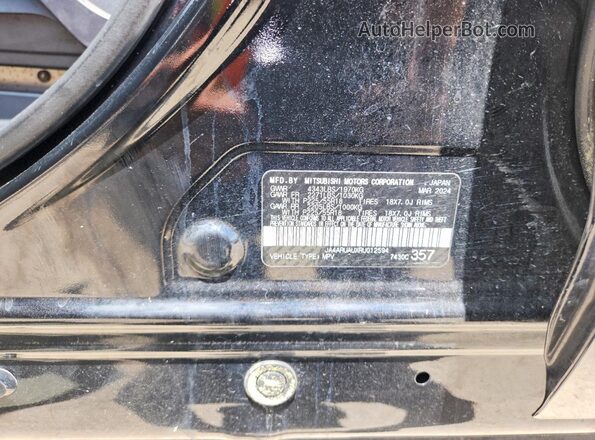 JA4ARUAUXRU012594 2024 MITSUBISHI OUTLANDER Black 