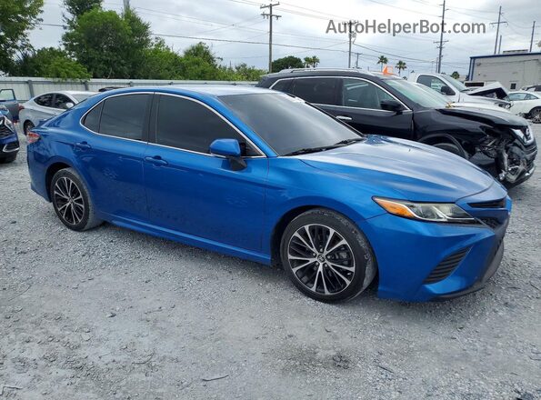 4T1B11HK2JU080277 2018 TOYOTA CAMRY Синий 